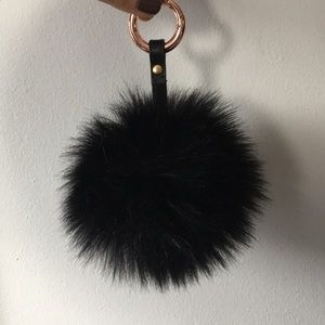 Free People pom pom keychain